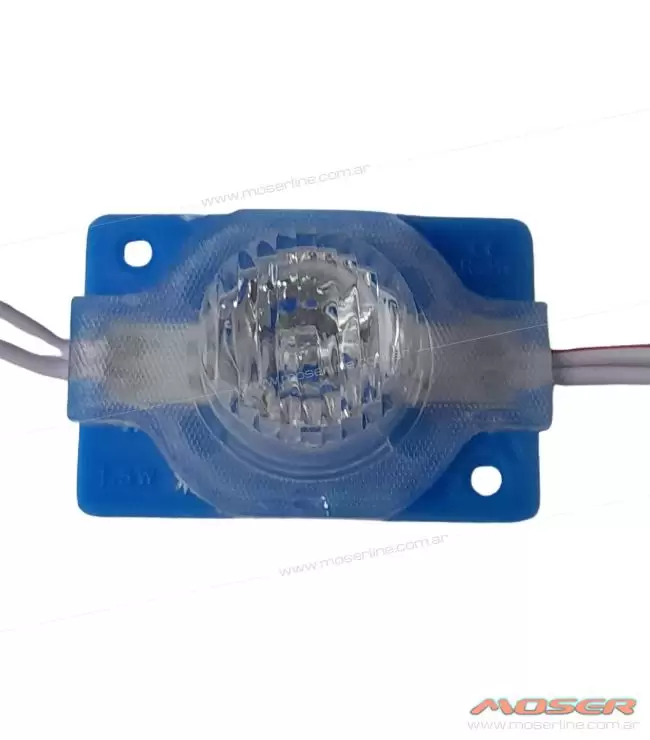 Modulo Led SMD Con Lupa Autoadhesivo Azul 12v 4,5cm X 3cm