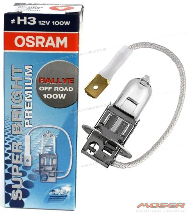 Lampara H3 Osram Rallye 12v 100w