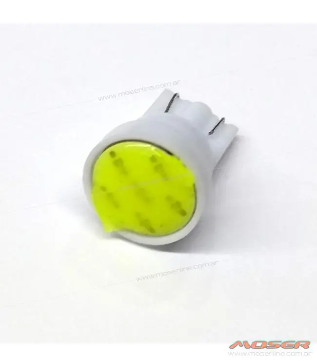 Led T10 Cob Blanco Plano 12v