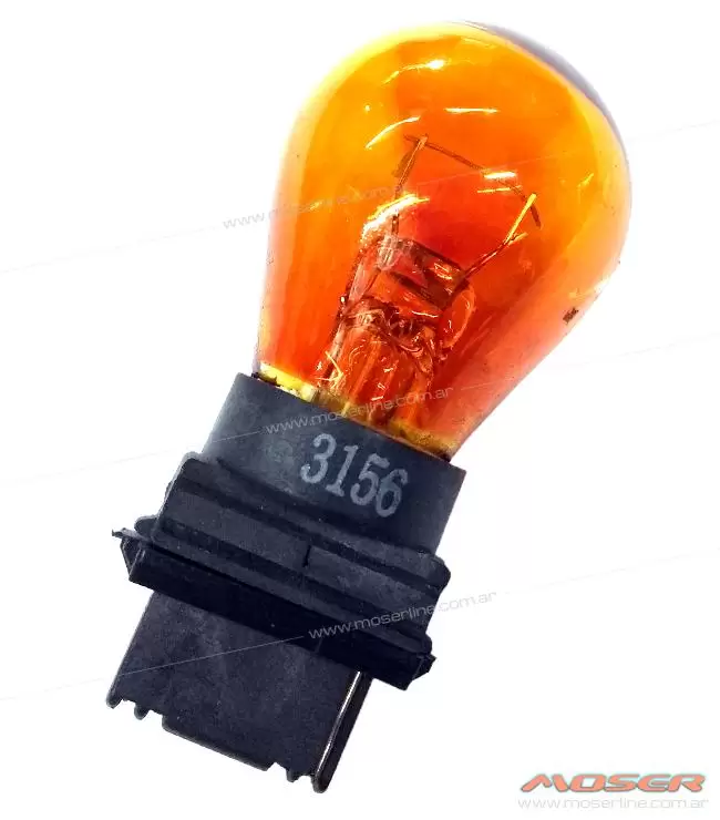 Lampara 3156 Culote Plástico 1 Filamento Ambar