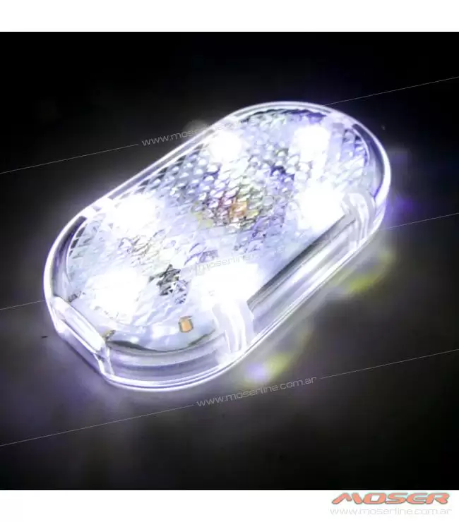 Mini Faro Luz Día Interior Cortesía Universal Tactil USB Recargable 52x28 mm