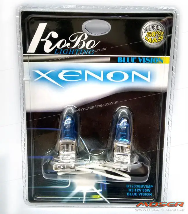 Lamparas H3 12v 55w Kobo Blue