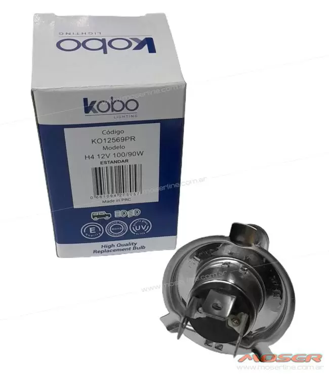 Lampara H4 12v 100/90w Kobo