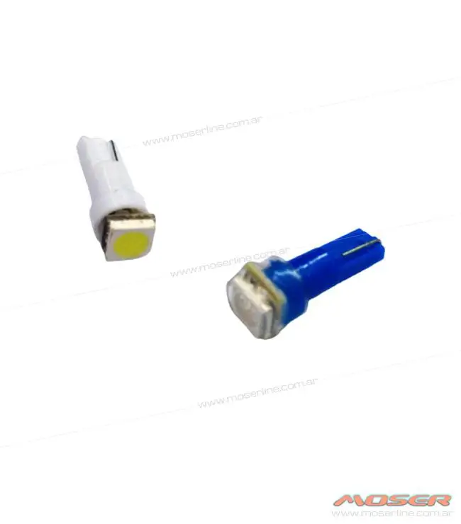Led T5 piojito SMD Blanco / Azul 