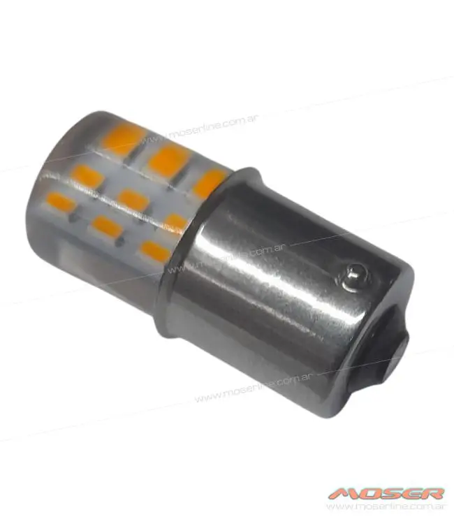 Led GEL 1 polo 21w Ambar Patas Desfazadas tipo PY21W 