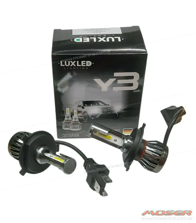 Kit de Cree Led H4 Y3 22000Lm 12v 36w Ultra Slim Sin Cooler Lux Led