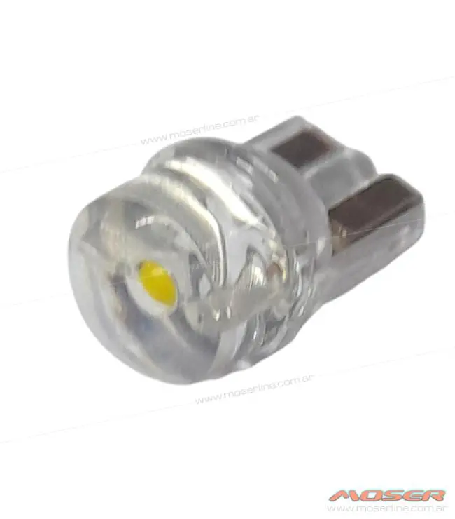 Led T10 W5W 12v Blanco Posicion Led Cristal