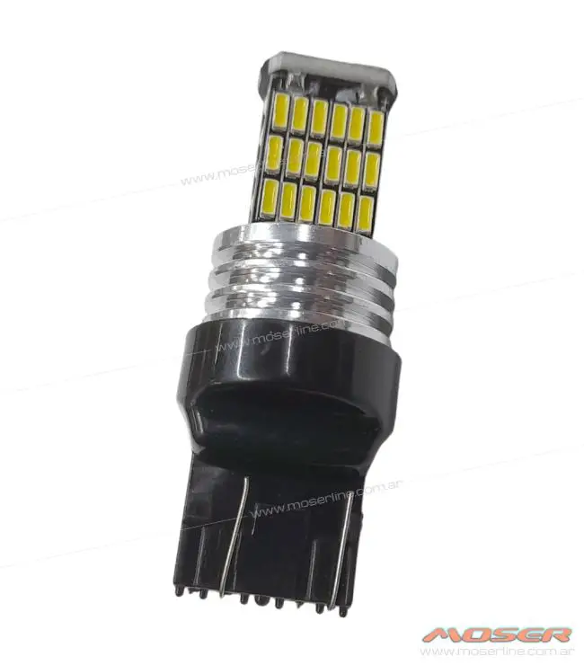 Led T20 Luz Diurna ( 2 Polos ) 45SMD 7443 CAN BUS