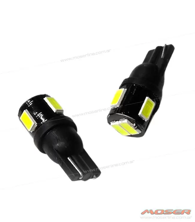 LED T10 SMD 5630 NEGRA