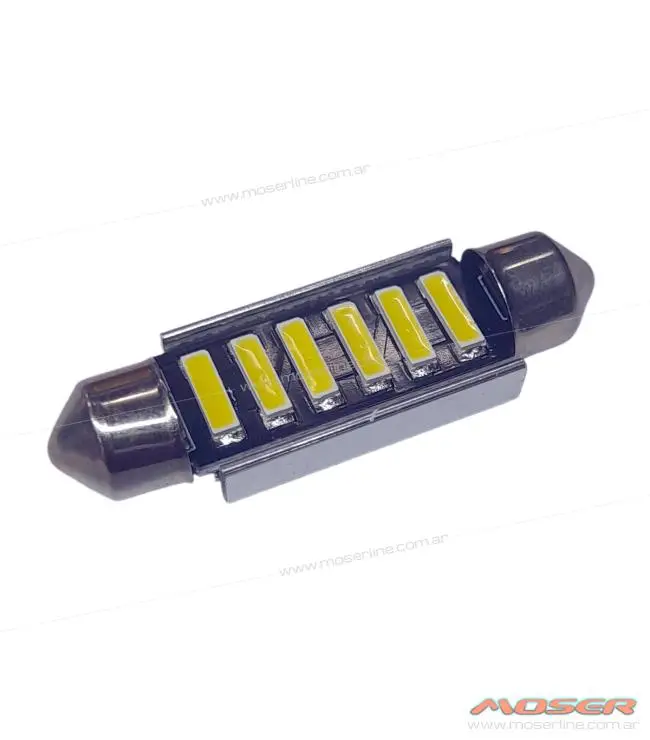 Led Tubular Super Can Bus 12v 41mm Tipo Festoon