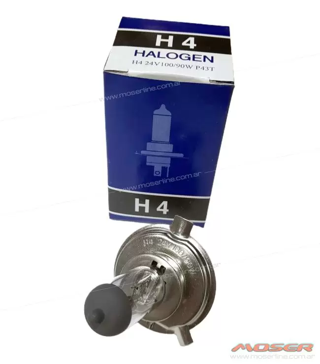 Lampara H4 24v 100/90w P43t Halogen