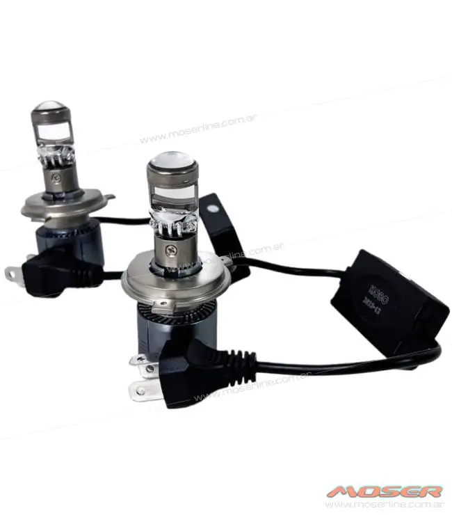 Kit Cree CSP Led KB3 Projector con Lupa H4 12v 40000LM Super Canbus 