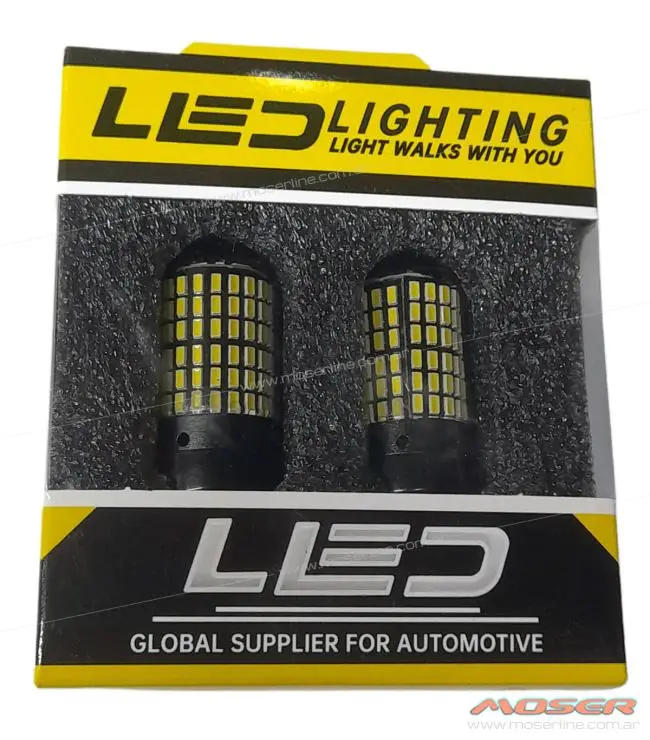 Led T20 Luz Diurna ( 2 Polos ) 12V 20W SUPER CAN BUS CSP 7443 