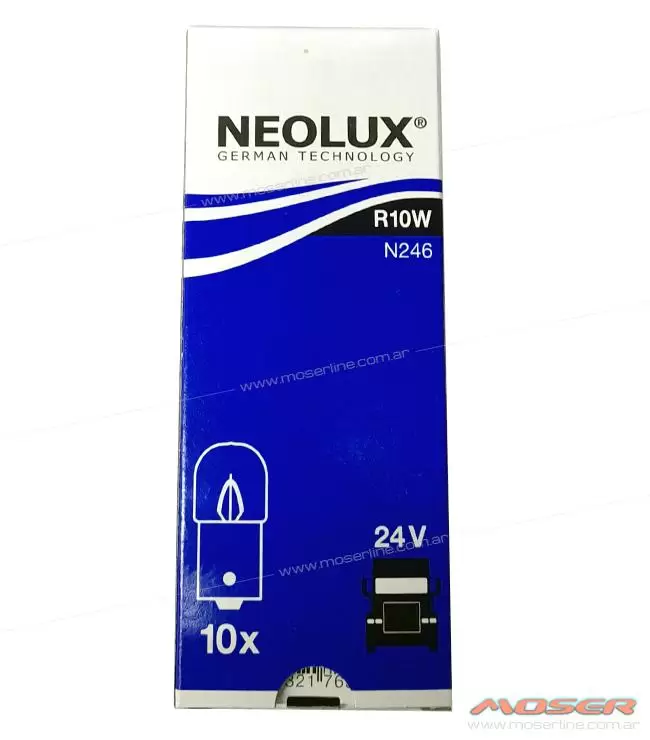 Lampara R10W 24v 10w