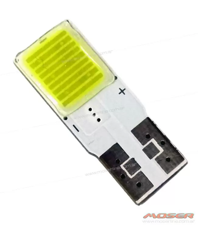 Led T10 12 CHIP Plano Blanco
