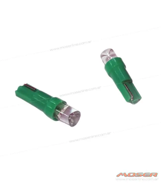 Led T5 Piojito Comun Verde