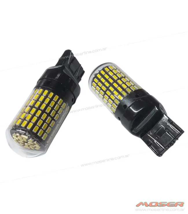 Led T20 Luz Diurna ( 2 Polos ) 12V 20W SUPER CAN BUS CSP 7443 
