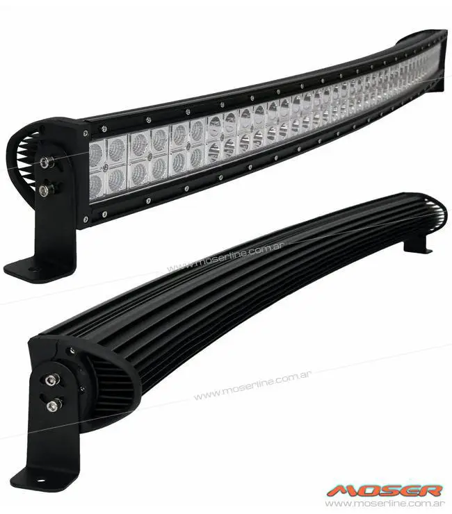 Barra de led 80cm curva, 60 LED 180W 12/24v
