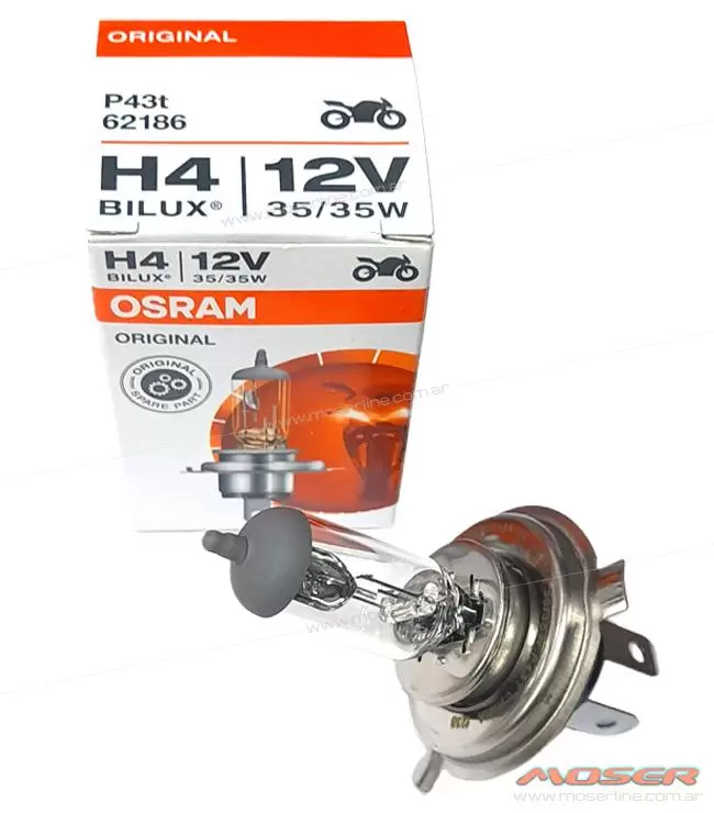 Lampara H4 12V 35/35W para Moto
