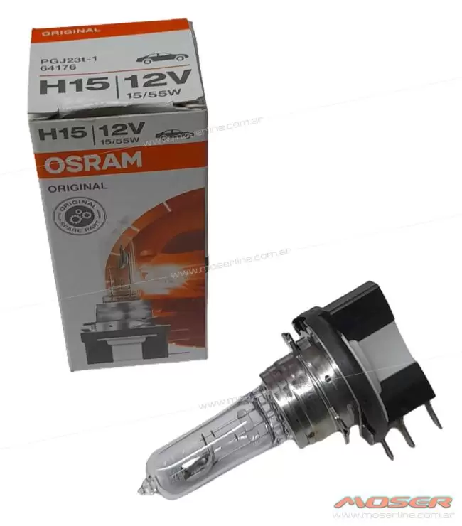 Lampara Osram H15 12v 15/55w / Diurna + Alta