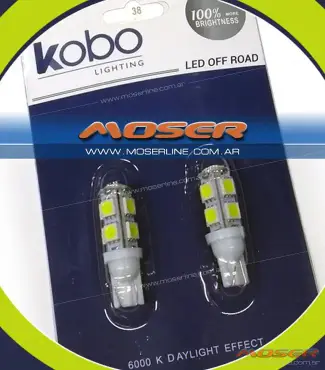 Juego de Led T10 9 SMD 12v Kobo