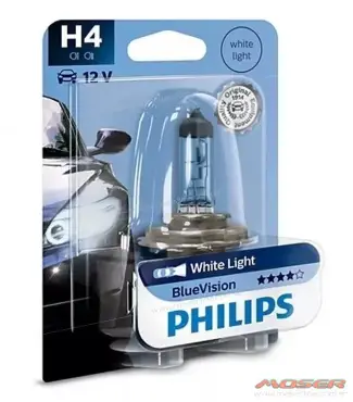 Lampara H4 12v 60/55w Philips Blue Vision 