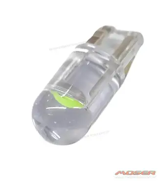 Led T10 W5W 12v Verde Posicion Led Cristal