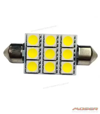 Led tubular 39mm 9 SMD