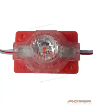 Modulo Led SMD Con Lupa Autoadhesivo Rojo 12v 4,5cm X 3cm