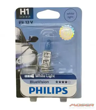 Lampara H1 12v 55w Philips Blue Vision