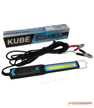 Portatil LED 12V KUBE Plana 2 Funciones / Cable 5 mts