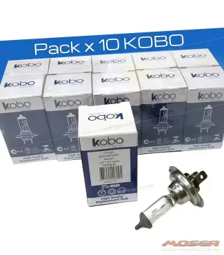 Pack X 10 Lámparas H7 Kobo 12v 55w
