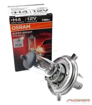 Lampara H4 12v 100/90w Osram Super Bright Premium